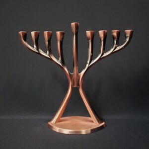 clm copper hanukkiah product image 1